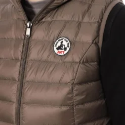 Doudoune Sans Manche Taupe Femme Jott Mali NOOS