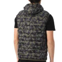 Doudoune sans manches /Vert Homme Jott Pat Camo