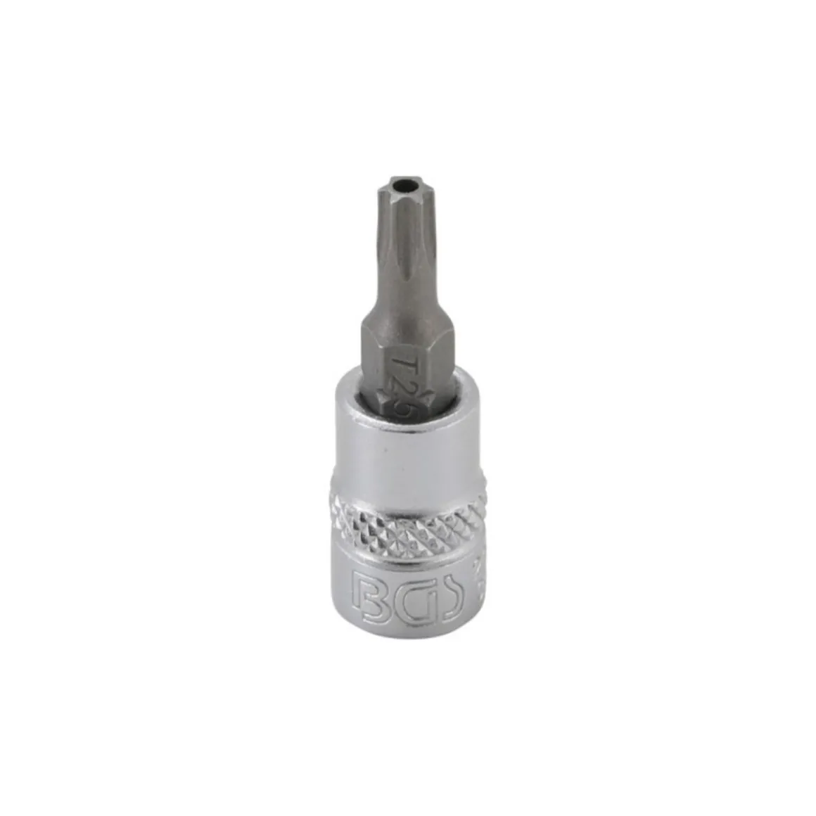 Douille à embout BGS TECHNIC - 6,3 mm - Torx avec perçage T25 - 2360