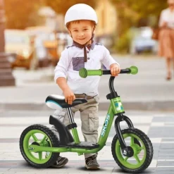 Draisienne 10 pouces Kids Control avec repose-pied - Vert