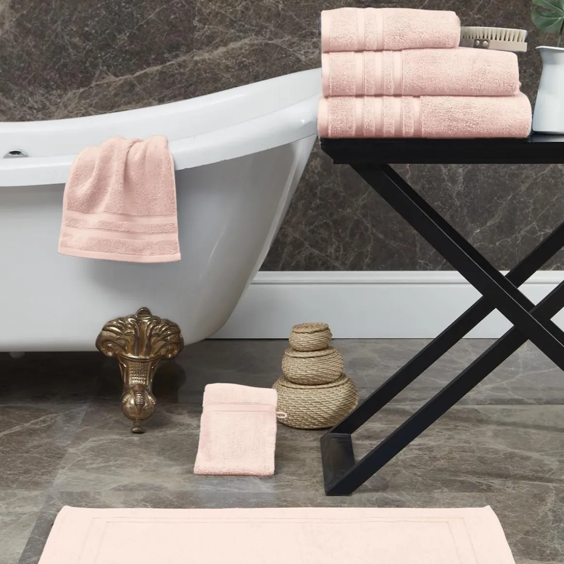 Drap de bain 600 g/m² SENSILK - 70x140 cm