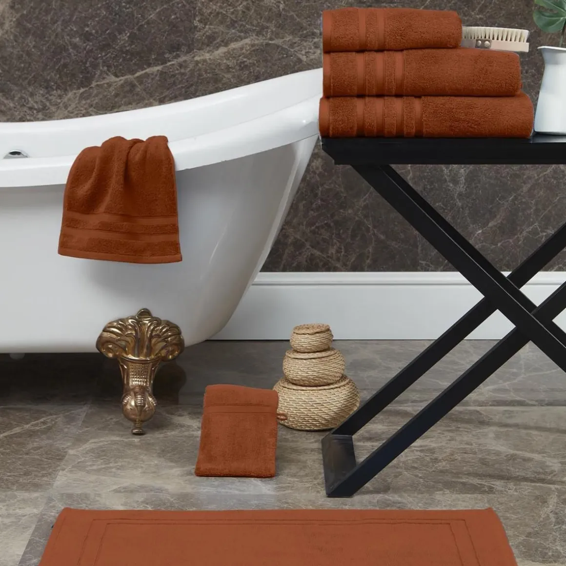 Drap de bain 600 g/m² SENSILK - 70x140 cm