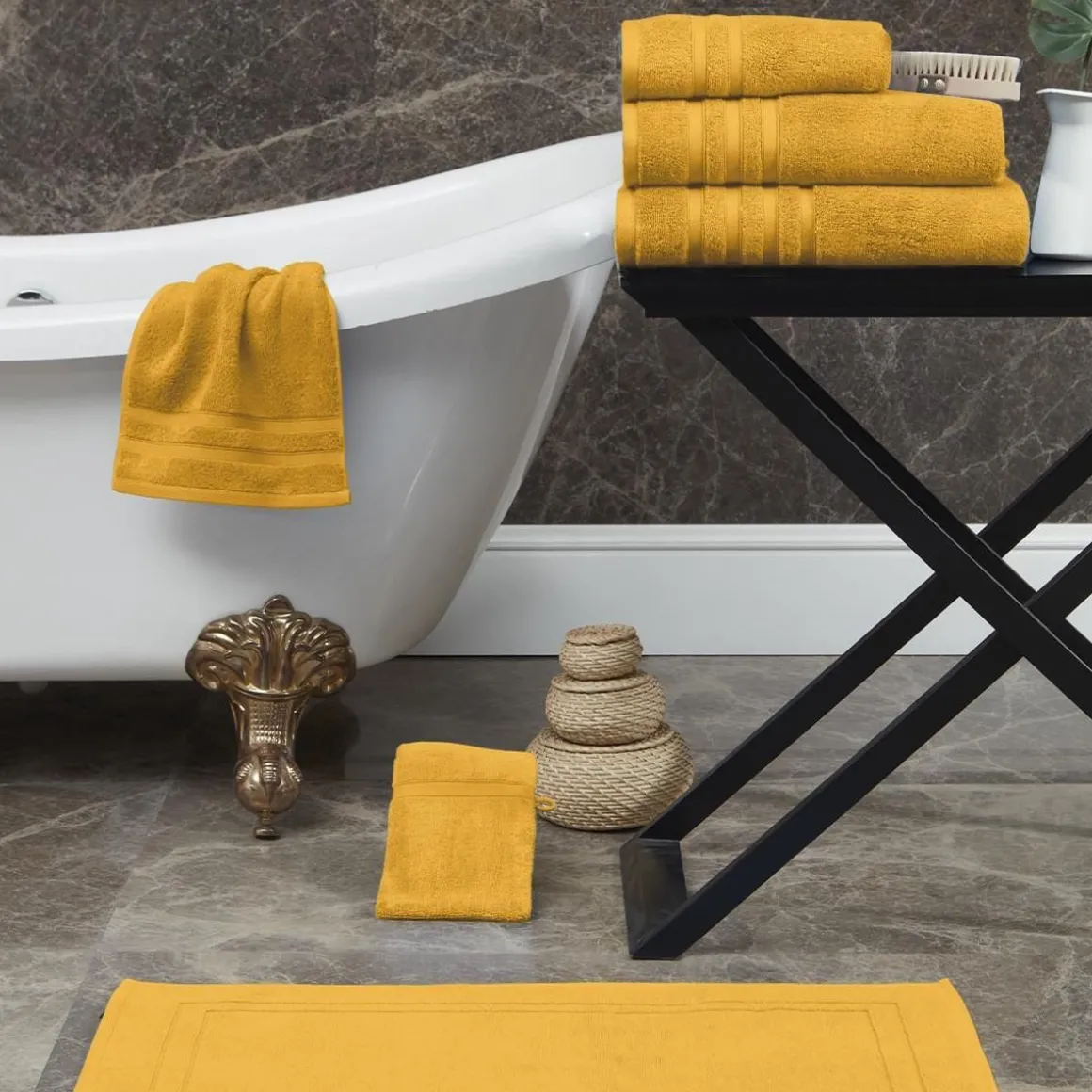 Drap de bain 600 g/m² SENSILK - 70x140 cm