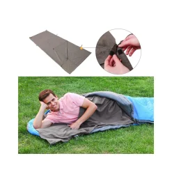 Drap de camping - Kingcamp - En coton - Sac de transport inclus