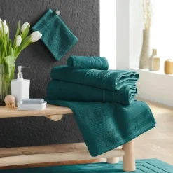 Drap de Douche Tendresse 70x130cm Émeraude