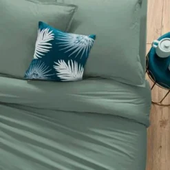 Drap Housse Intérieur 90x190cm Céladon