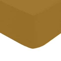 Drap Housse 1 Personne Percale 90x190cm Mordoré