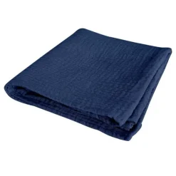 Drap Housse Bébé Extensible 60x120cm Bleu Foncé