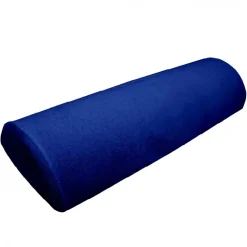 Drap housse de protection en éponge pour coussin demi-rond 66 cm x 22 cm x 12 cm de table de massage - Bleu Azur