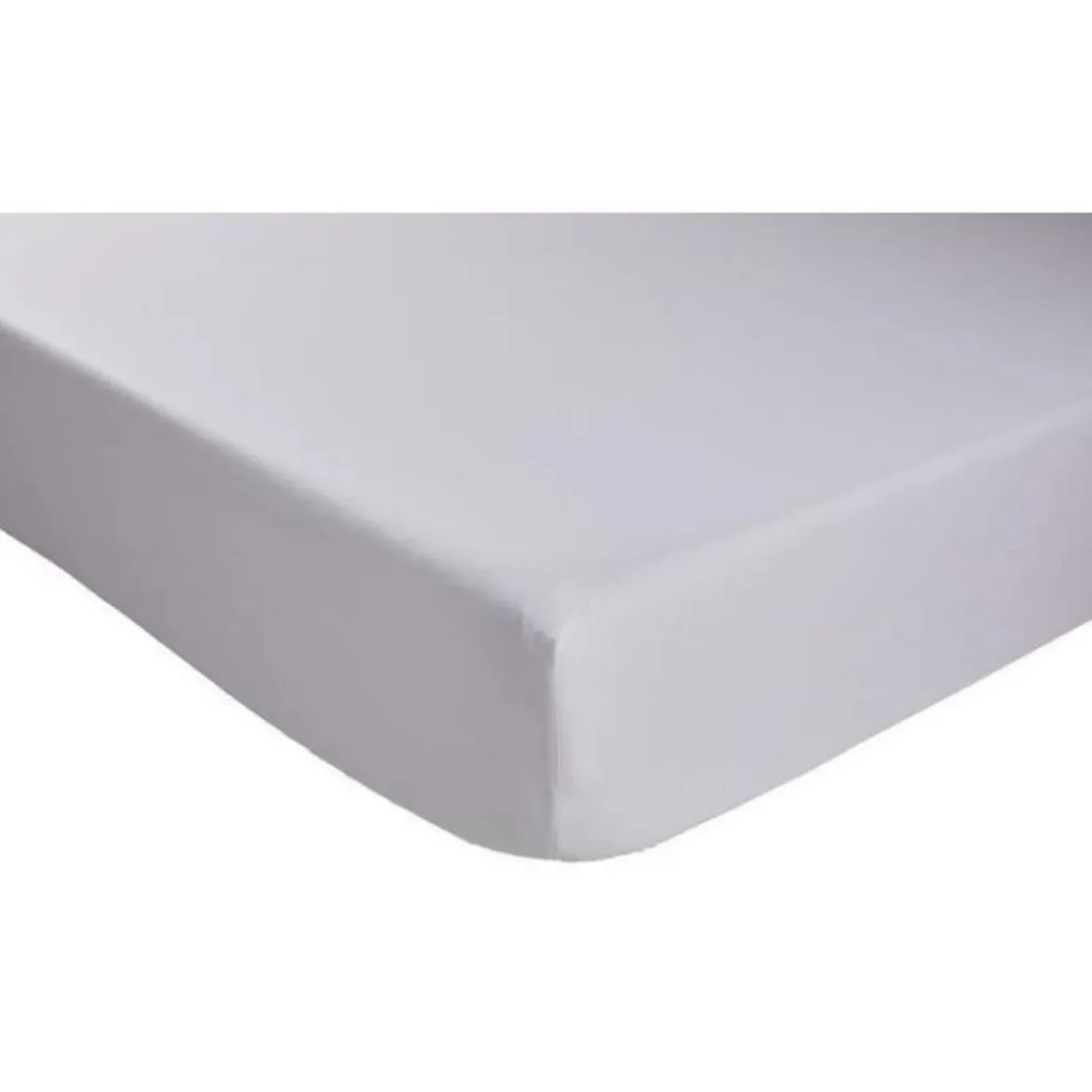 DRAP HOUSSE DODO - ANTIBACTERIENS - BLANC - 90X190 cm - Bonnet 32 cm