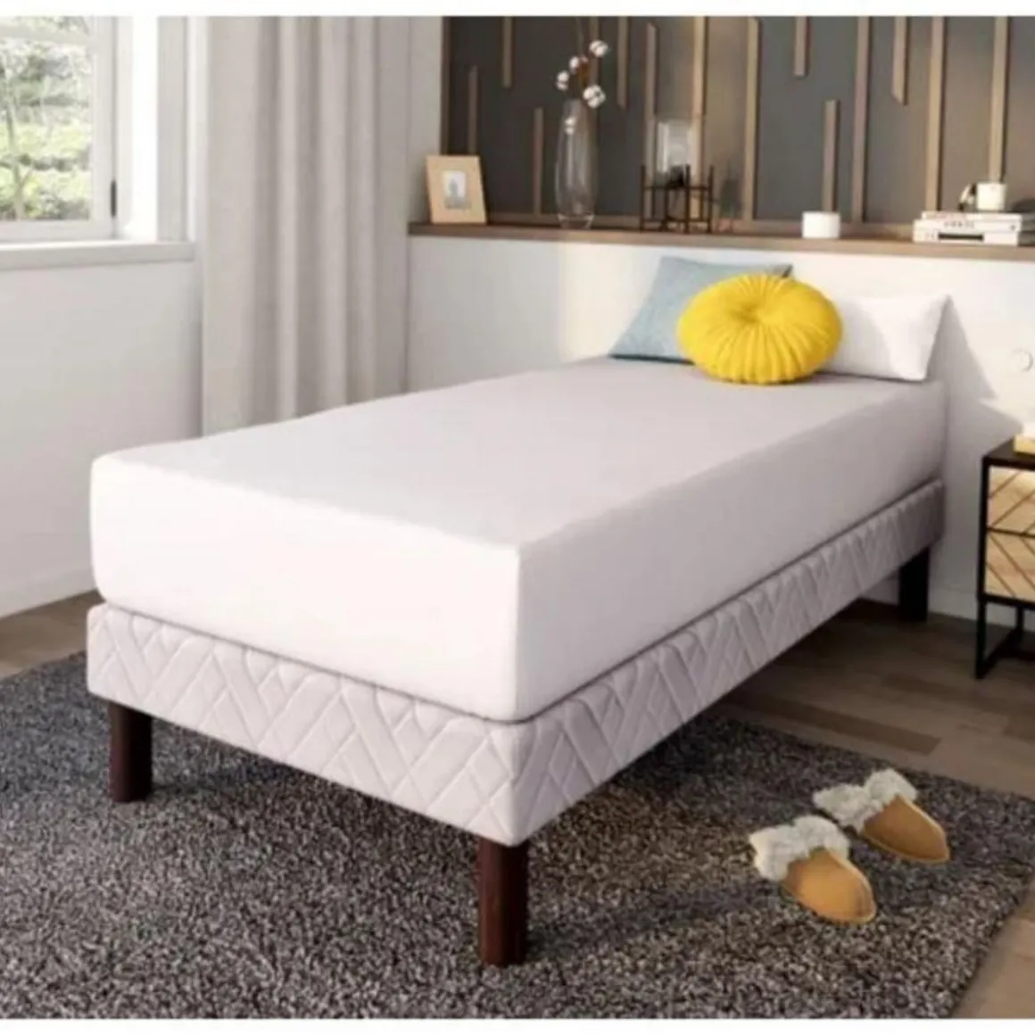 DRAP HOUSSE DODO - ANTIBACTERIENS - BLANC - 90X190 cm - Bonnet 32 cm