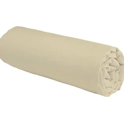 Drap housse en coton 57 fils uni