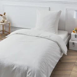 Drap housse en coton 57 fils uni bonnet 25cm