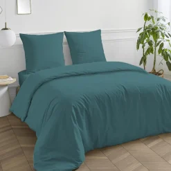 Drap housse en coton 57 fils uni bonnet 25cm