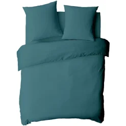 Drap housse en coton 57 fils uni bonnet 25cm