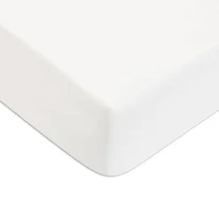 Drap housse en coton 57 fils uni bonnet 25cm