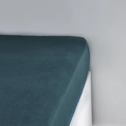 Drap housse uni en jersey coton ESSENTIAL