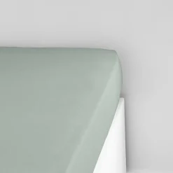 Drap housse uni en jersey coton ESSENTIAL