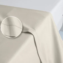 Drap plat en coton 57 fils