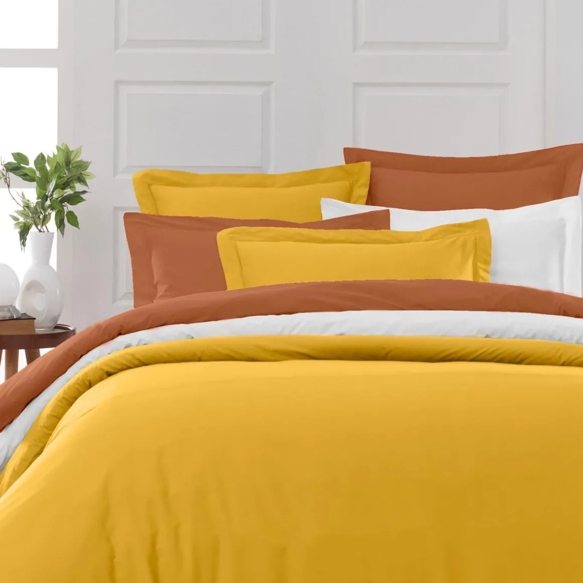 Drap plat en percale de coton SOFT PERCALE