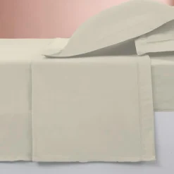 Drap plat en percale de coton SOFT PERCALE