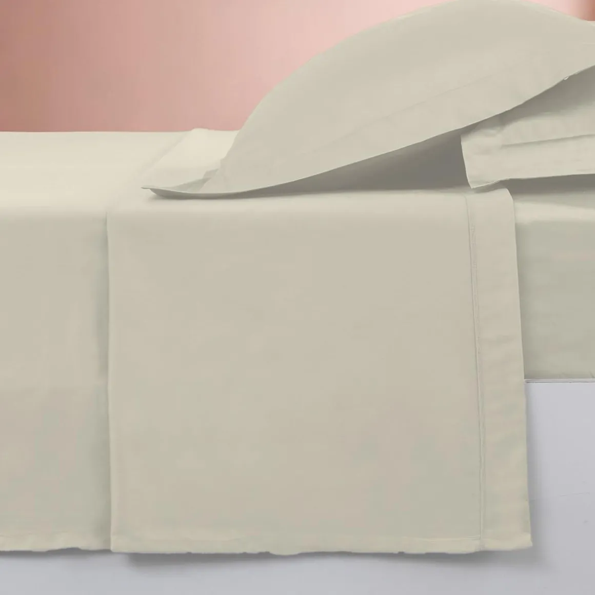 Drap plat en percale de coton SOFT PERCALE