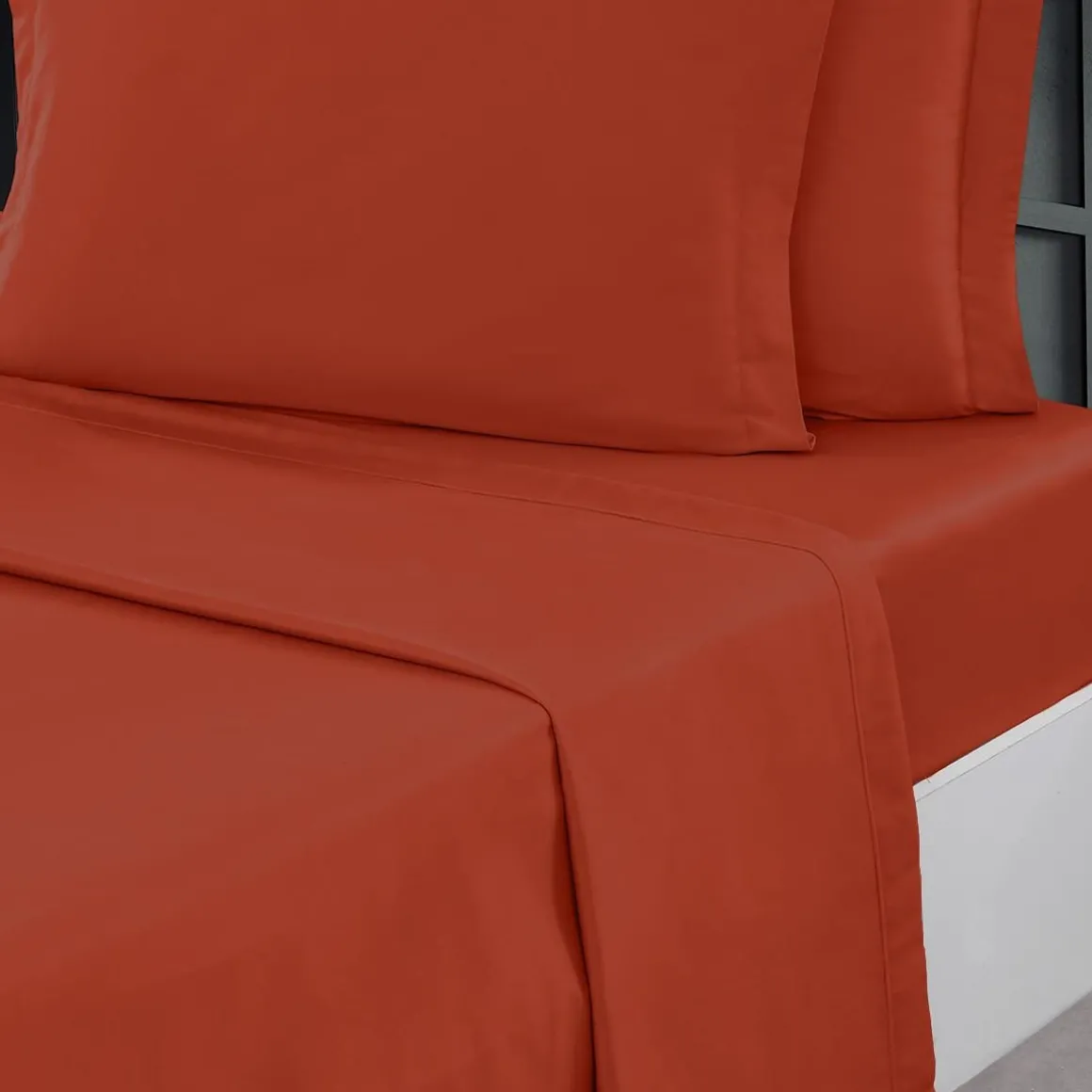 Drap plat en percale de coton SOFT PERCALE