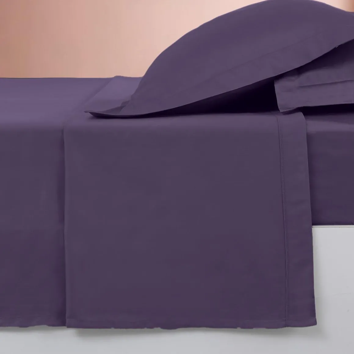 Drap plat en percale de coton SOFT PERCALE