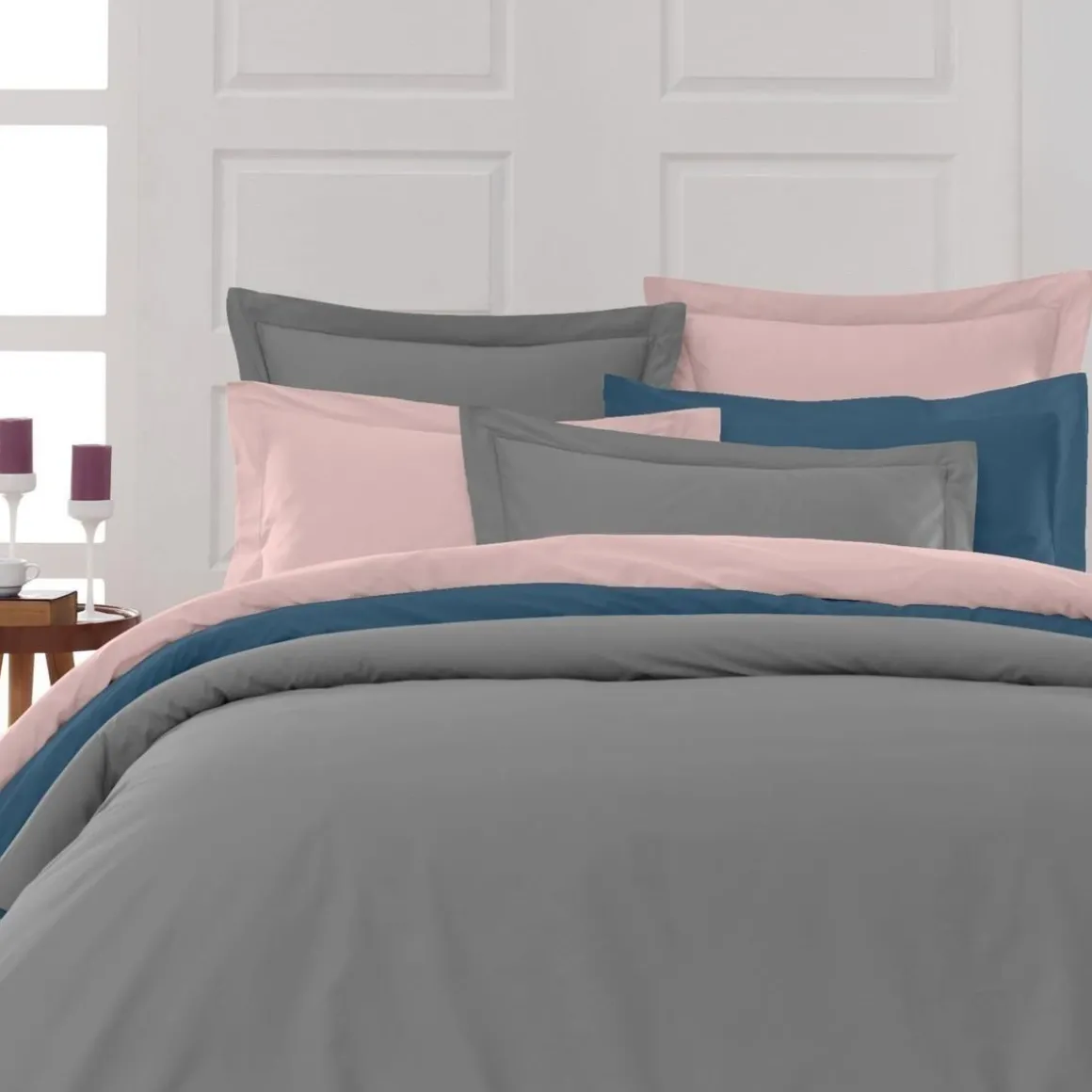 Drap plat en percale de coton SOFT PERCALE