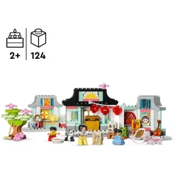 Duplo Ma ville 10411 Découvrir la culture chinoise, Jouet Éducatif, avec Figurine Panda, et Briques
