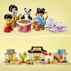 Duplo Ma ville 10411 Découvrir la culture chinoise, Jouet Éducatif, avec Figurine Panda, et Briques