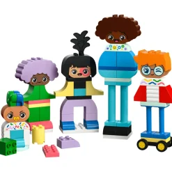 DUPLO Ma Ville 10423 Personnages à Construire aux Différentes Émotions, Jouet avec 71 Briques avec 5 Personnages