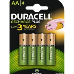 Duracell accu 4 piles AA 1300mah