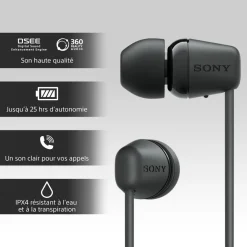 Ecouteurs WIC100 Noir