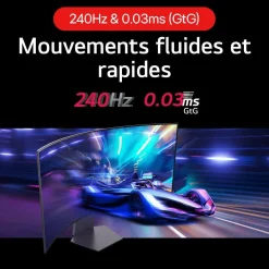 Ecran PC Gamer UltraGear 27GS95QE-B Plat 27'' OLED