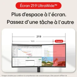 Ecran PC Gamer UltraWide 34WR55QK-B 34'' VA