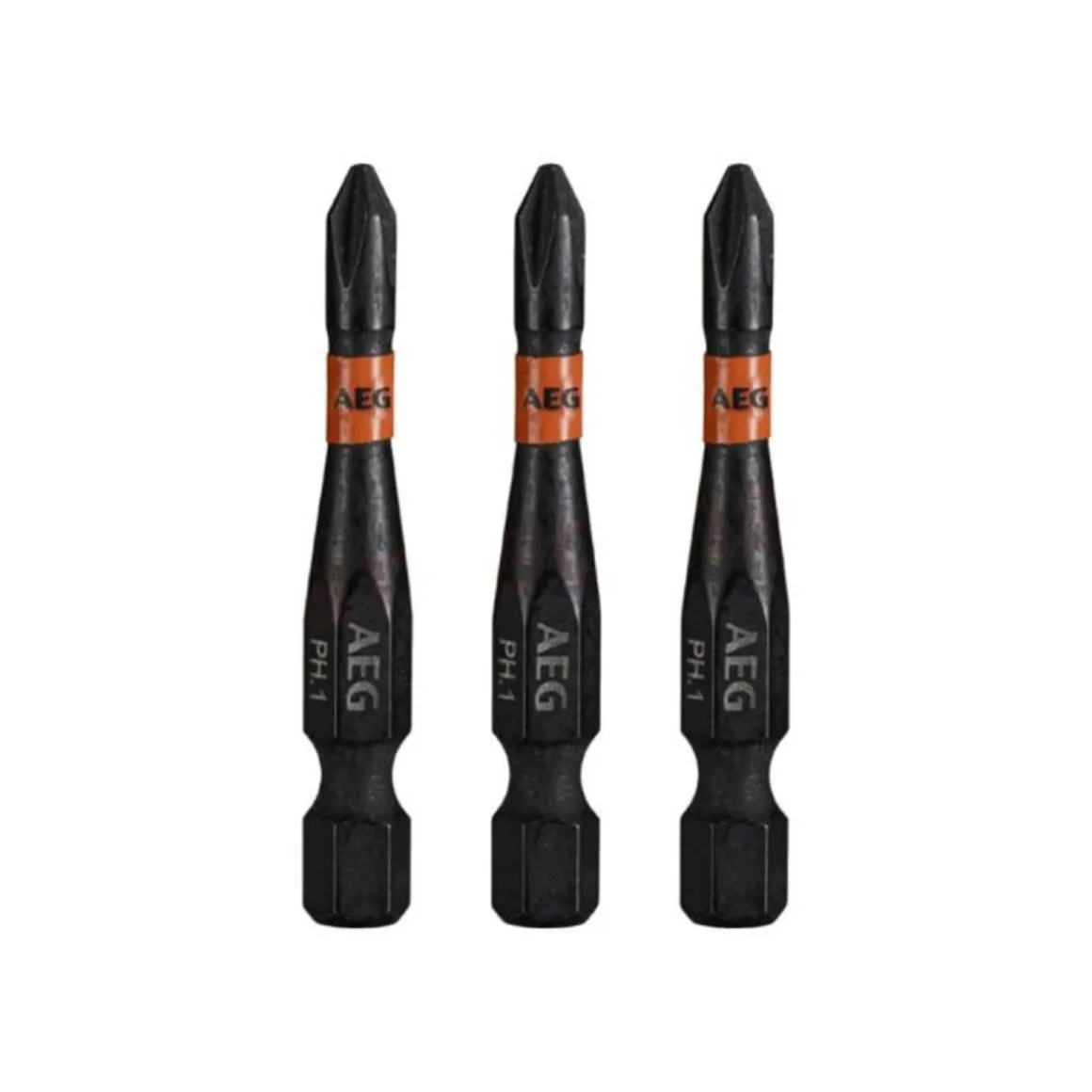 Embouts de vissage balistiques renforcés AEG - 50 mm - 3 pcs - PH2