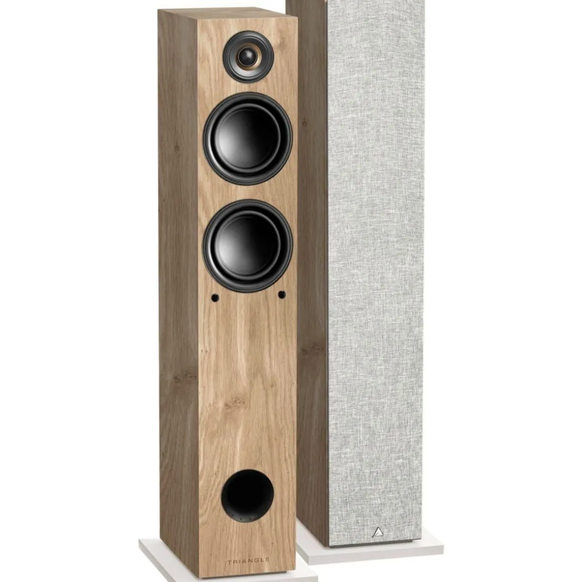 Enceinte colonne ELARA LN05A Chene Clair x2