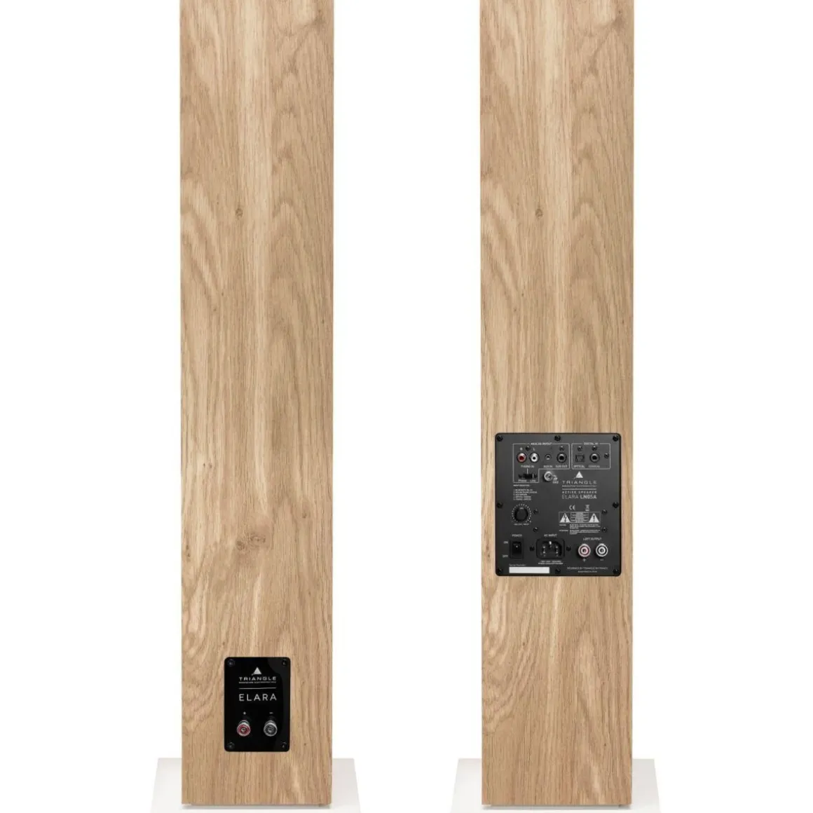 Enceinte colonne ELARA LN05A Chene Clair x2