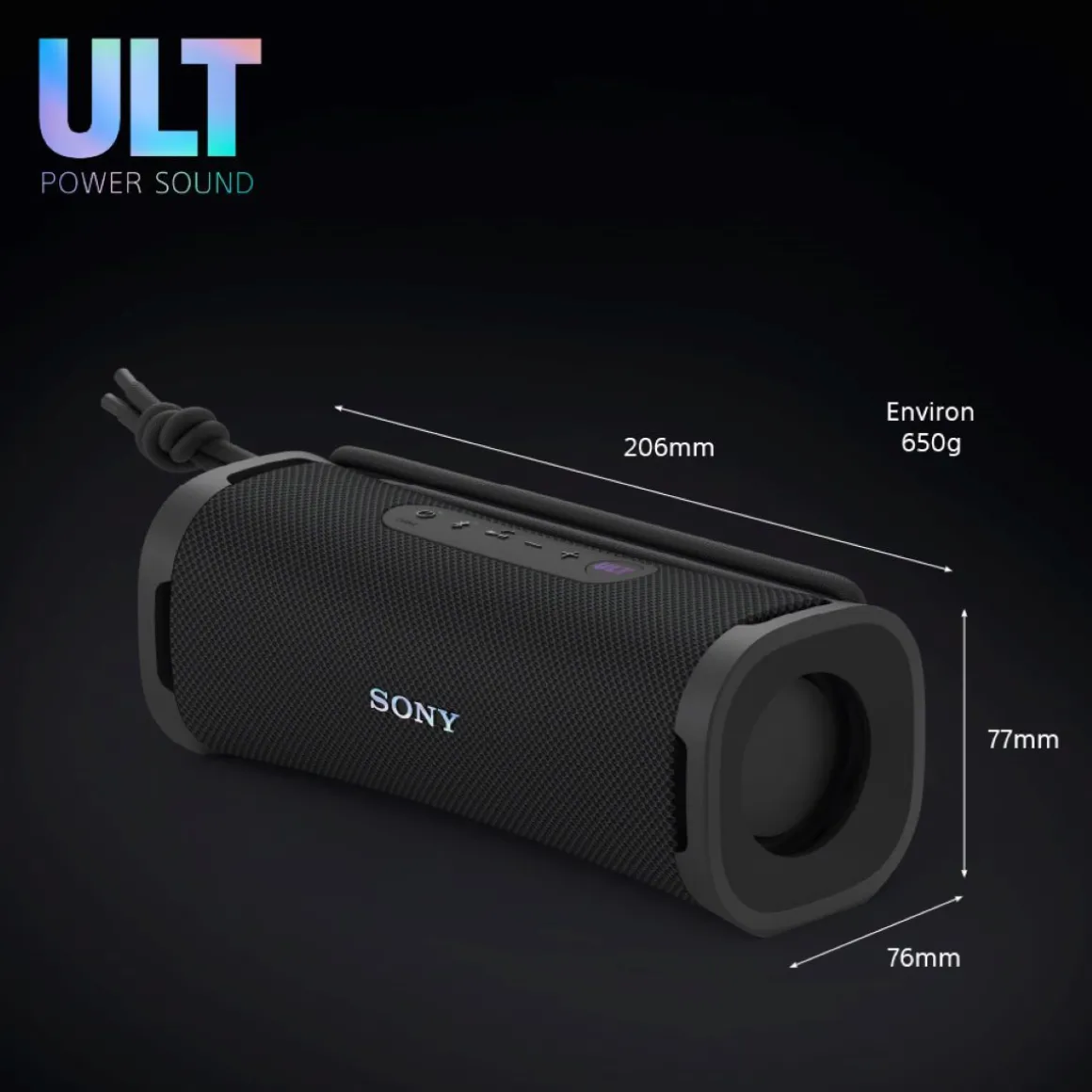 Enceinte portable sans fil Sony Bluetooth ULT Field 1 - Noir