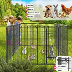 Enclos pour chien modulable