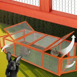 Enclos pour rongeurs 181 x 90 x 48 cm