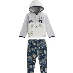 Ensemble bébé en molleton sweat à capuche et pantalon Tropic Moon