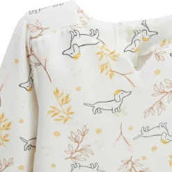 Ensemble bébé robe et legging en molleton Emilie