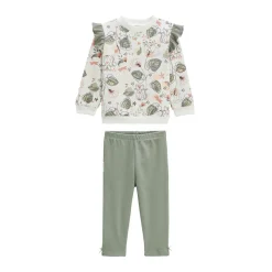 Ensemble bébé sweat en molleton et legging Lily
