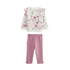 Ensemble bébé sweat et legging en molleton Louisa