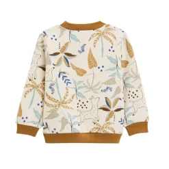 Ensemble bébé sweat-shirt en molleton et pantalon en sherpa Lamascotte