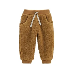 Ensemble bébé sweat-shirt en molleton et pantalon en sherpa Lamascotte