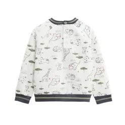 Ensemble bébé sweat-shirt en molleton et pantalon en velours Crazy Safari