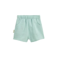 Ensemble bébé t-shirt et short en gaze de coton Patroika